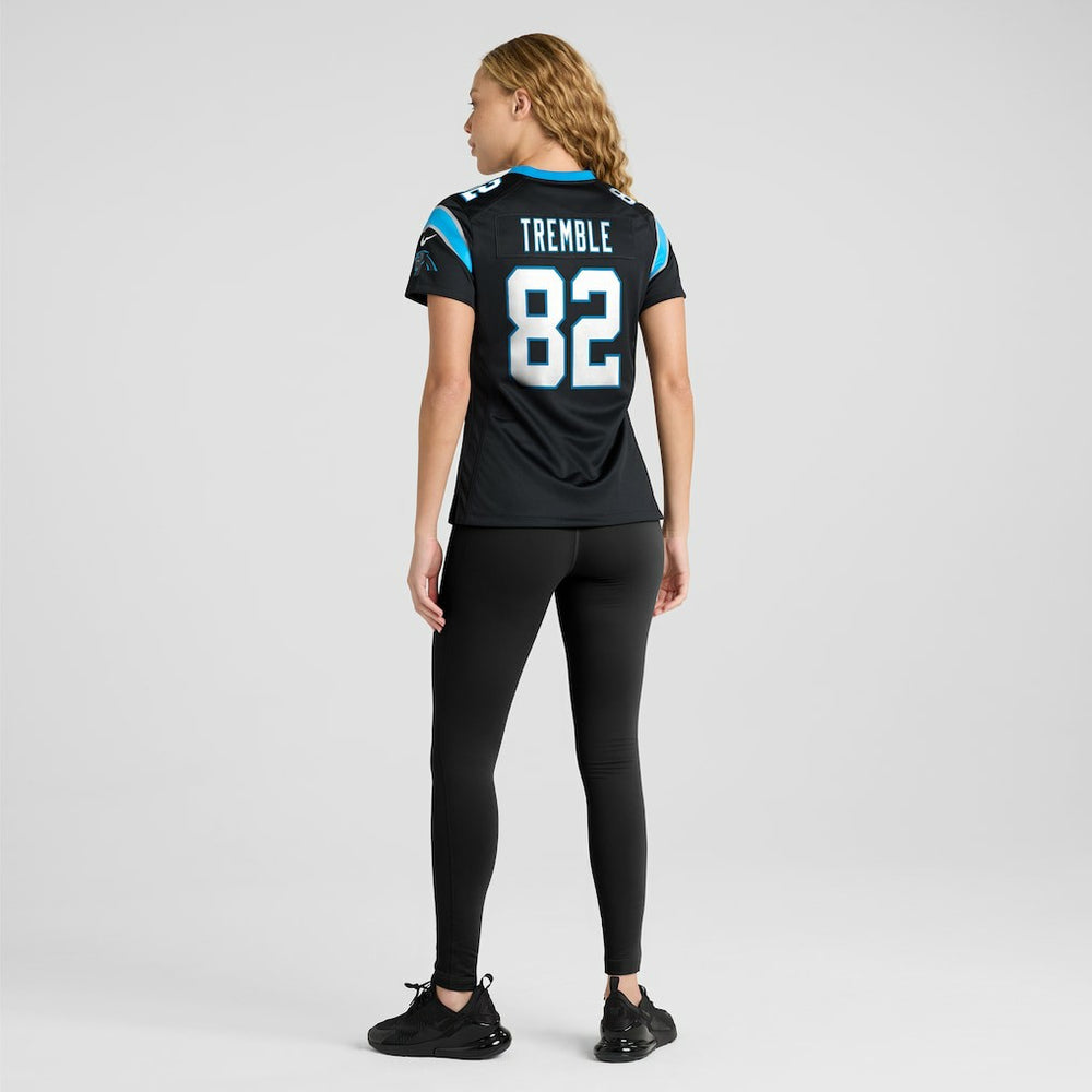 Tommy Tremble Carolina Panthers Women's Team Game Jersey Black
