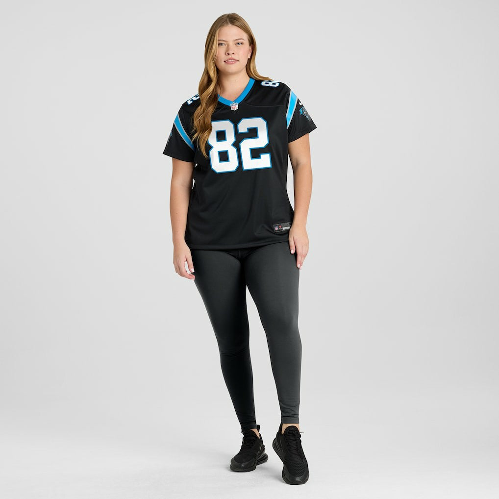 Tommy Tremble Carolina Panthers Women's Team Game Jersey Black