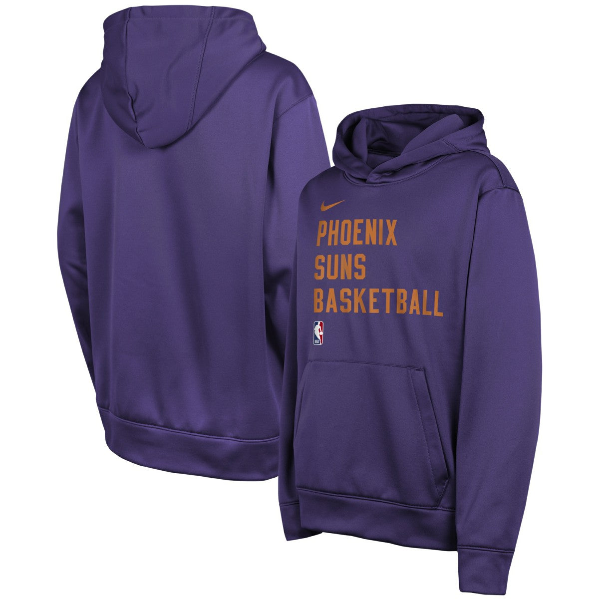Phoenix Suns Youth Spotlight Performance Pullover Hoodie Purple