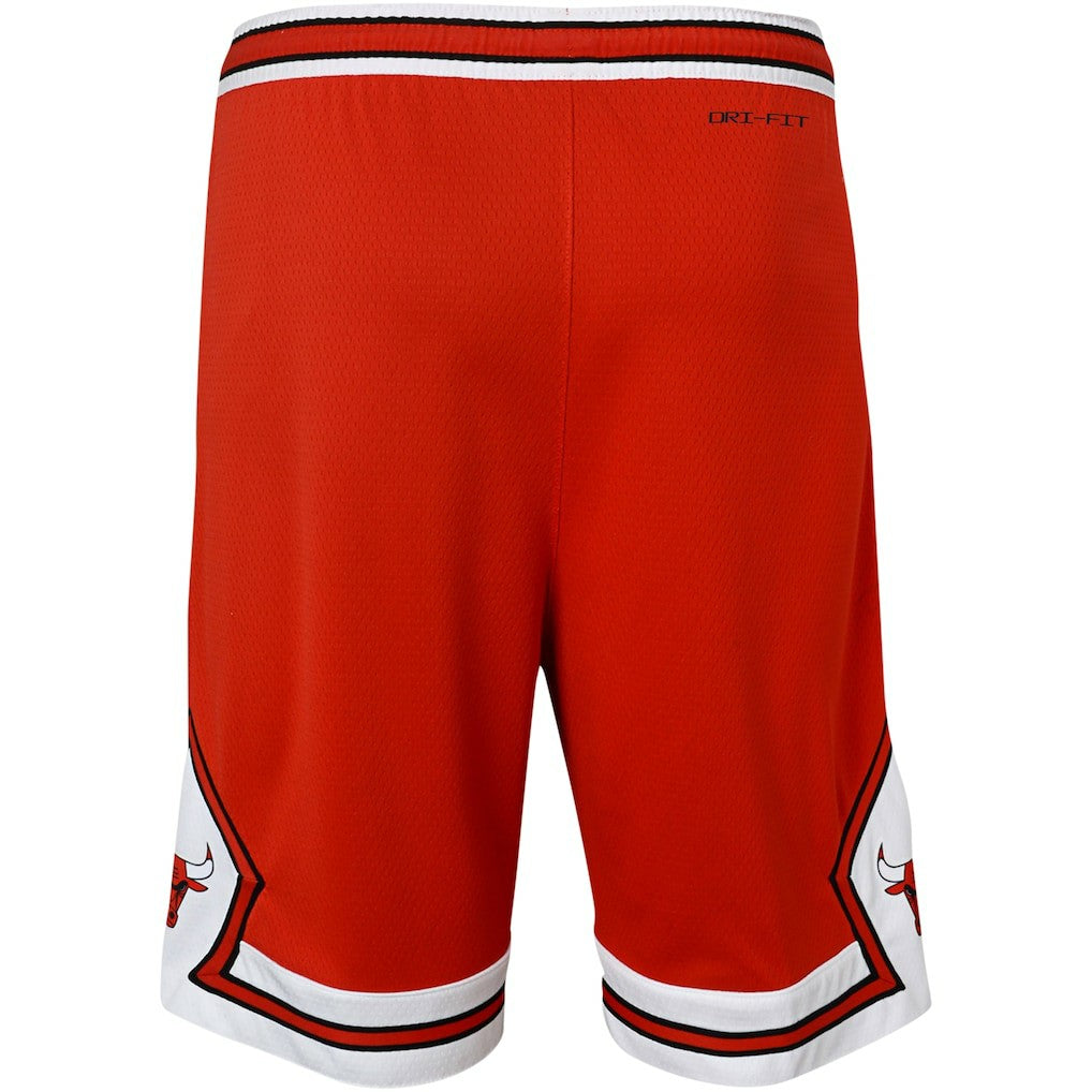 Chicago Bulls Youth Icon Edition Mesh Performance Swingman Shorts Red