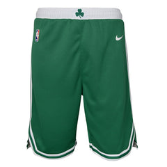 Boston Celtics Youth Icon Edition Mesh Performance Swingman Shorts Kelly Green