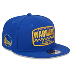 Golden State Warriors Rally Drive Finish Line Patch 9FIFTY Snapback Hat Royal