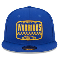 Golden State Warriors Rally Drive Finish Line Patch 9FIFTY Snapback Hat Royal