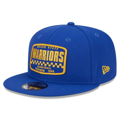 Golden State Warriors Rally Drive Finish Line Patch 9FIFTY Snapback Hat Royal