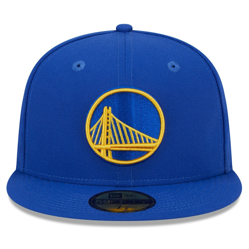 Golden State Warriors Rally Drive Side Patch 59FIFTY Fitted Hat Royal