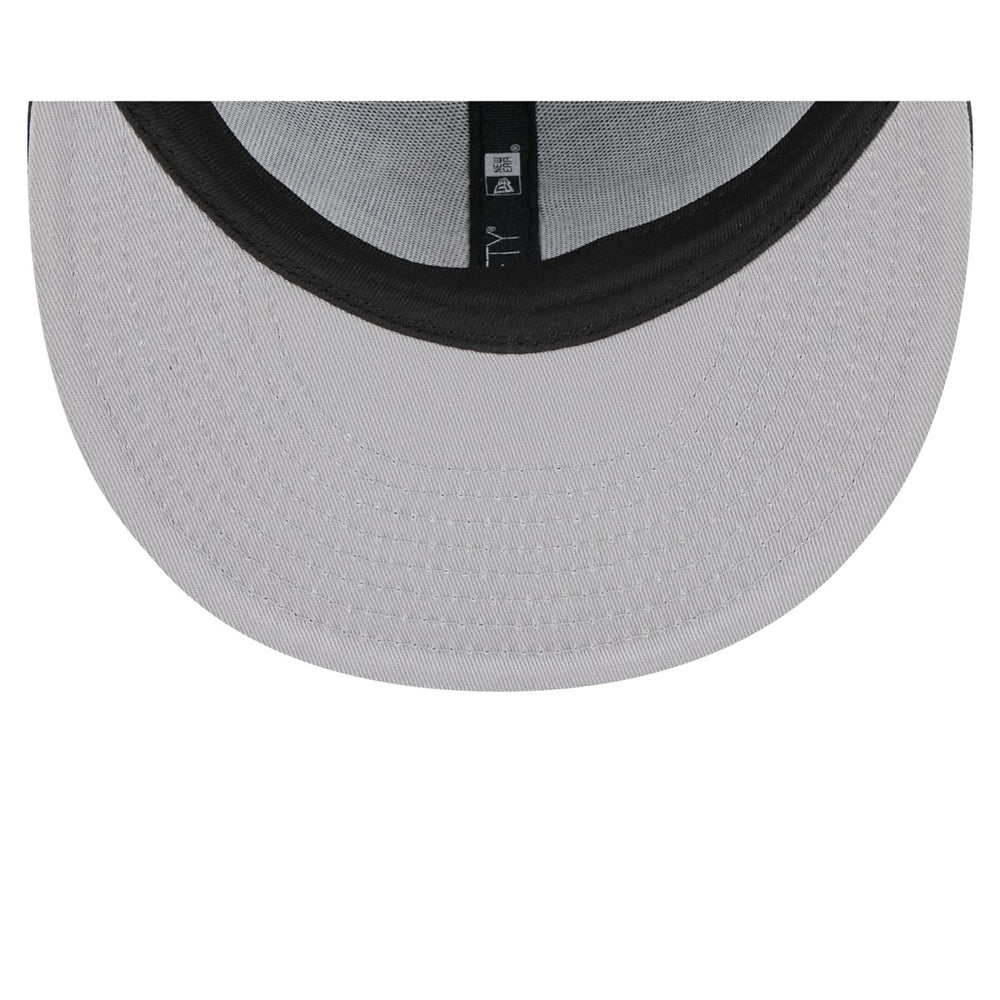 Miami Heat Rally Drive Checkerboard 59FIFTY Crown Fitted Hat Black