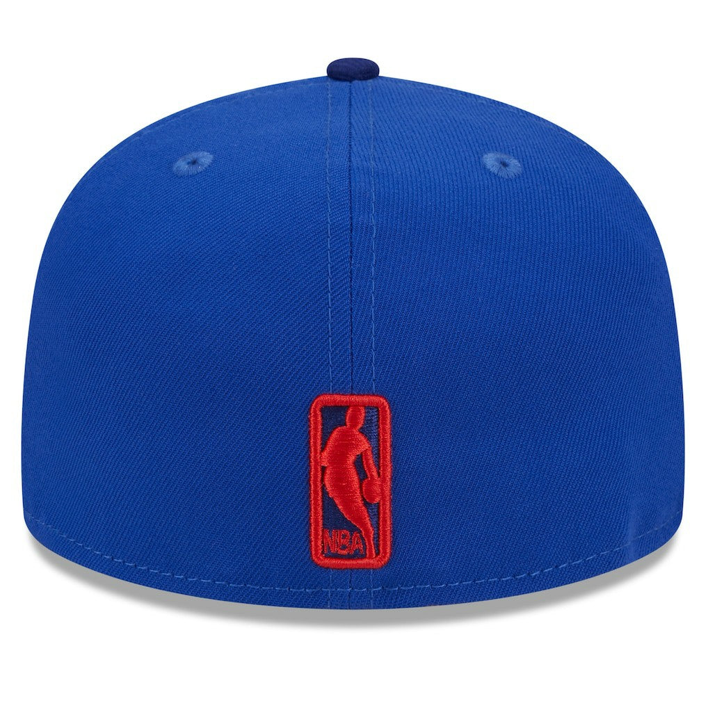 Philadelphia 76ers Rally Drive Checkerboard 59FIFTY Crown Fitted Hat Royal