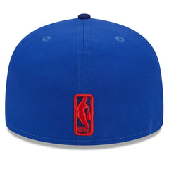 Philadelphia 76ers Rally Drive Checkerboard 59FIFTY Crown Fitted Hat Royal