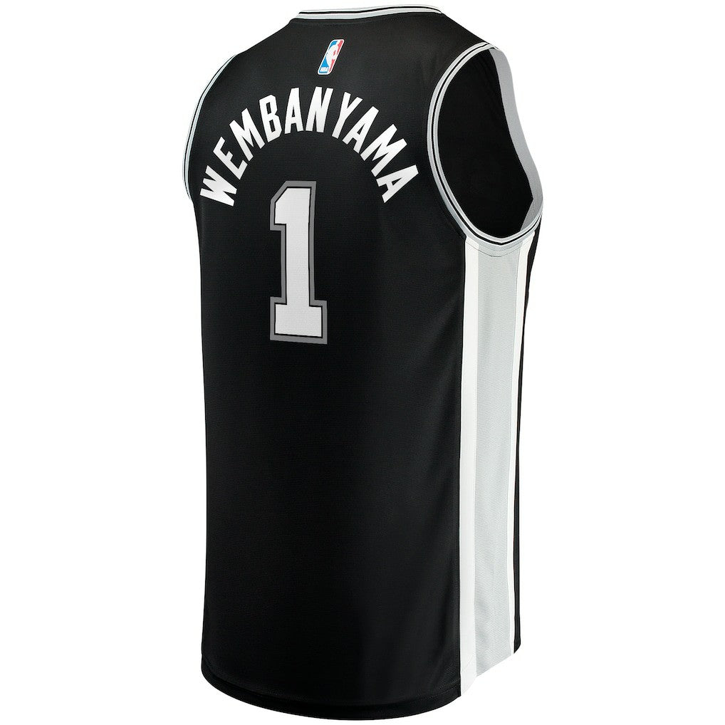 Victor Wembanyama San Antonio Spurs Fast Break Replica Jersey Icon Edition Black