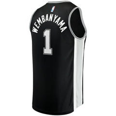 Victor Wembanyama San Antonio Spurs Fast Break Replica Jersey Icon Edition Black