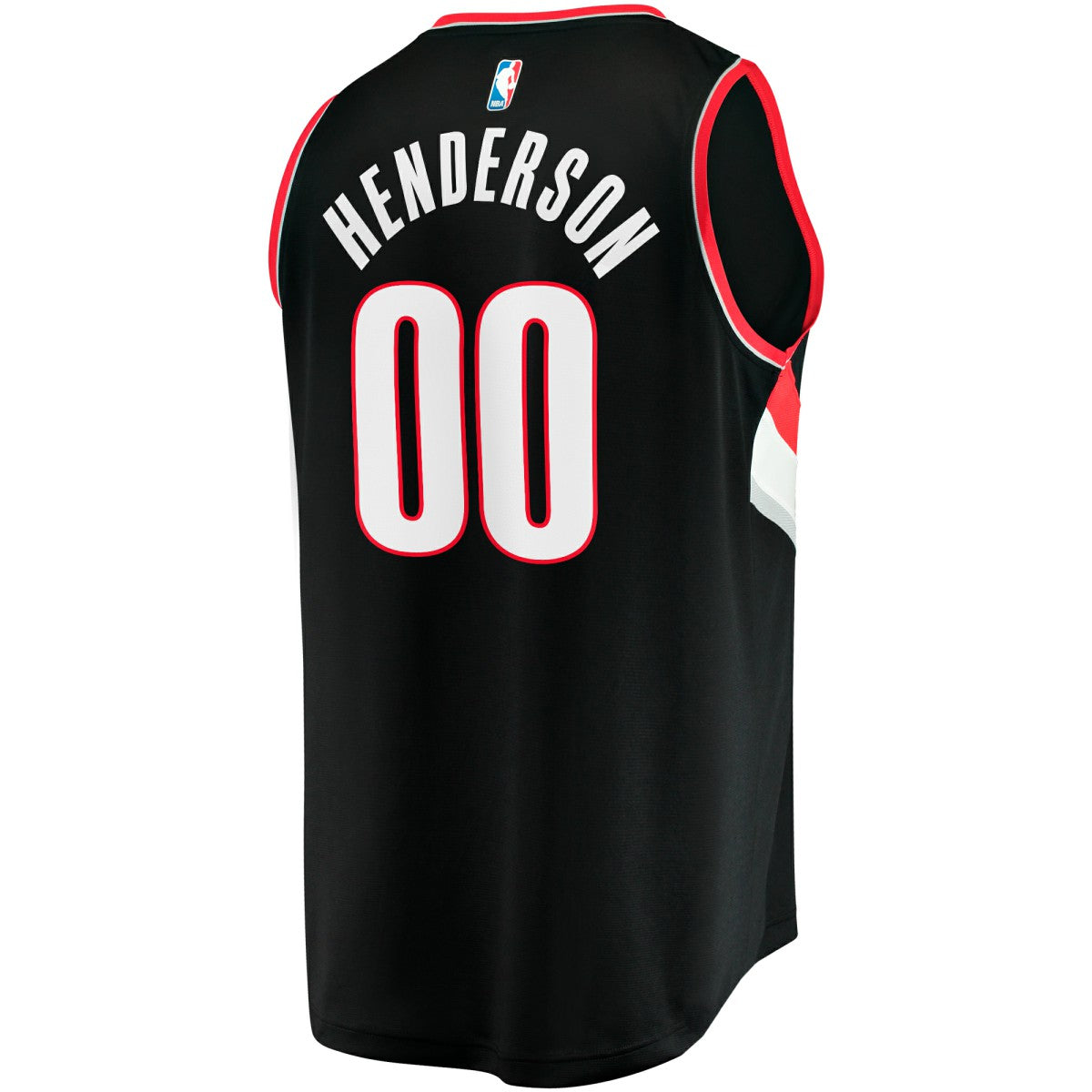 Scoot Henderson Portland Trail Blazers Fast Break Replica Jersey Icon Edition Black