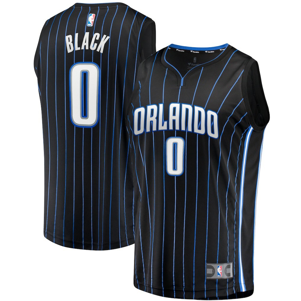 Anthony Black Orlando Magic Youth Fast Break Replica Jersey Icon Edition Black