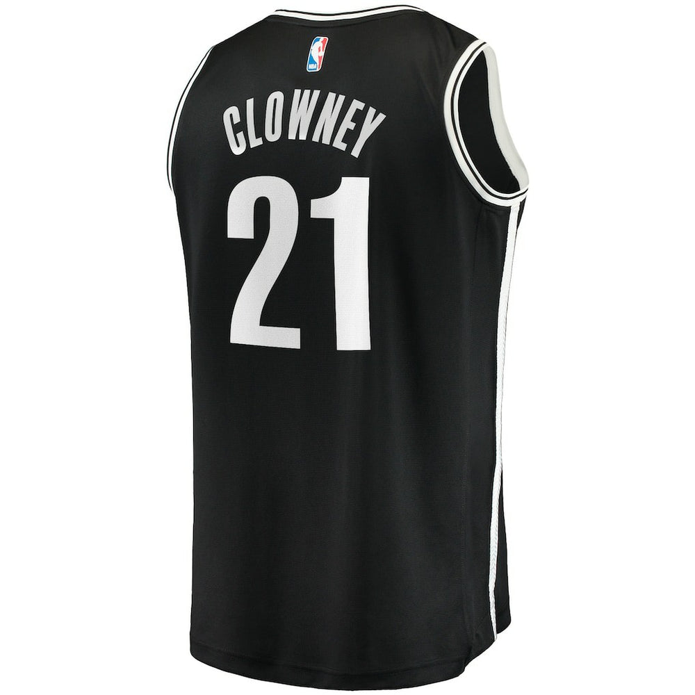 Noah Clowney Brooklyn Nets Youth Fast Break Replica Jersey Icon Edition Black