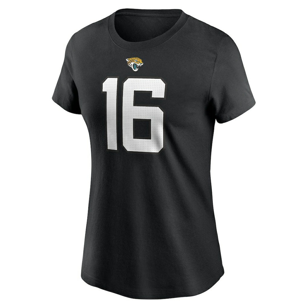 Trevor Lawrence Jacksonville Jaguars Women's Player Name & Number T-Shirt Black