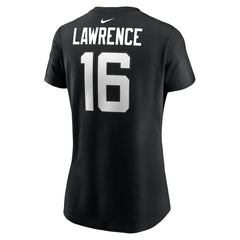 Trevor Lawrence Jacksonville Jaguars Women's Player Name & Number T-Shirt Black