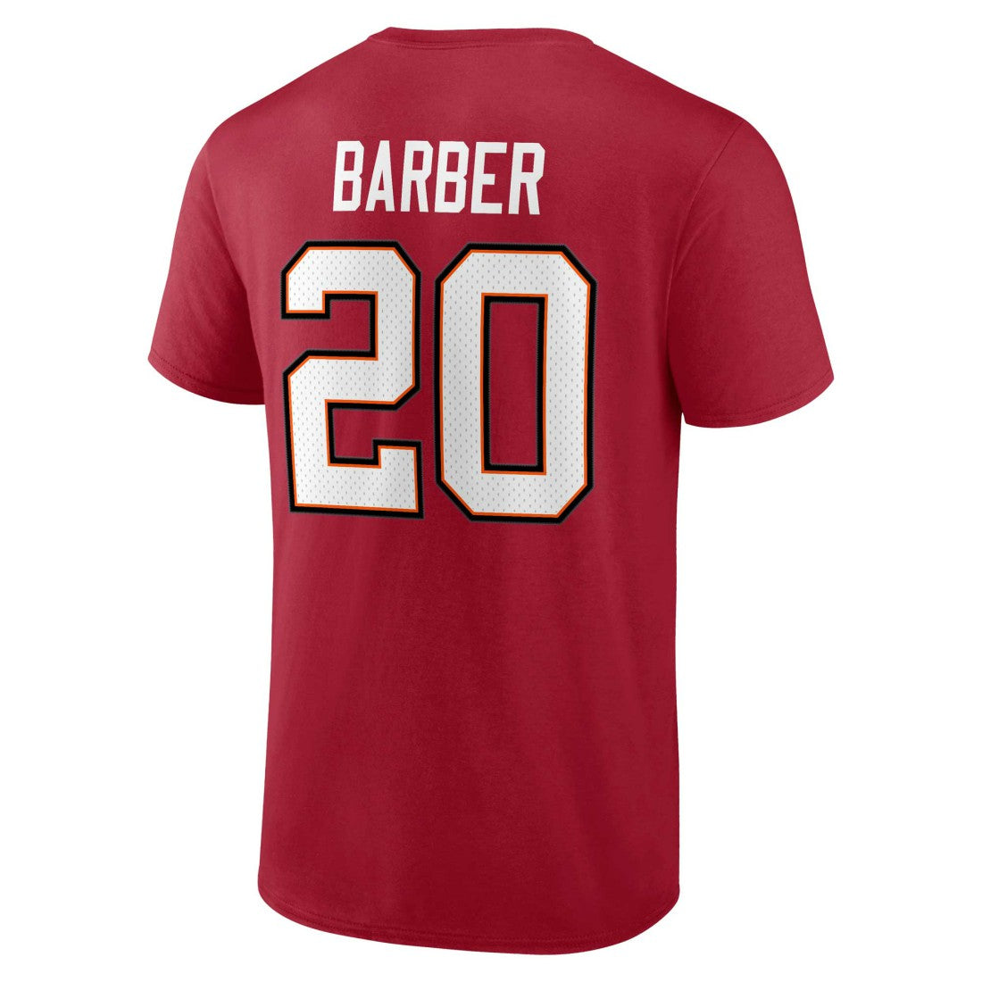 Ronde Barber Tampa Bay Buccaneers Retired Player Icon Name & Number T-Shirt Red
