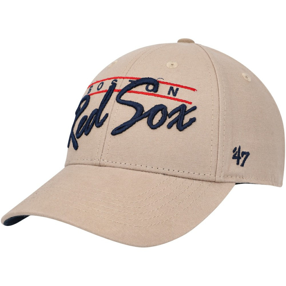 Boston Red Sox '47 Atwood MVP Adjustable Hat - Khaki Hats