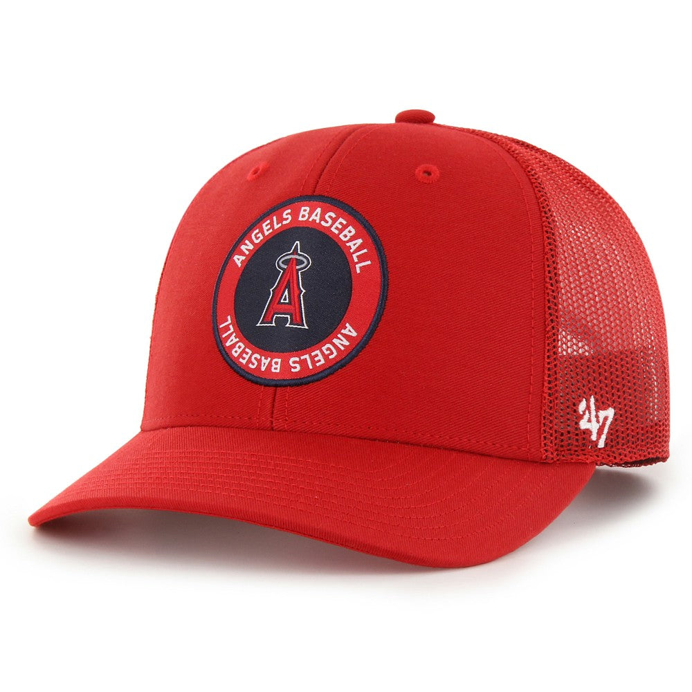 Los Angeles Angels '47 Unveil Trucker Adjustable Hat - Red Hats