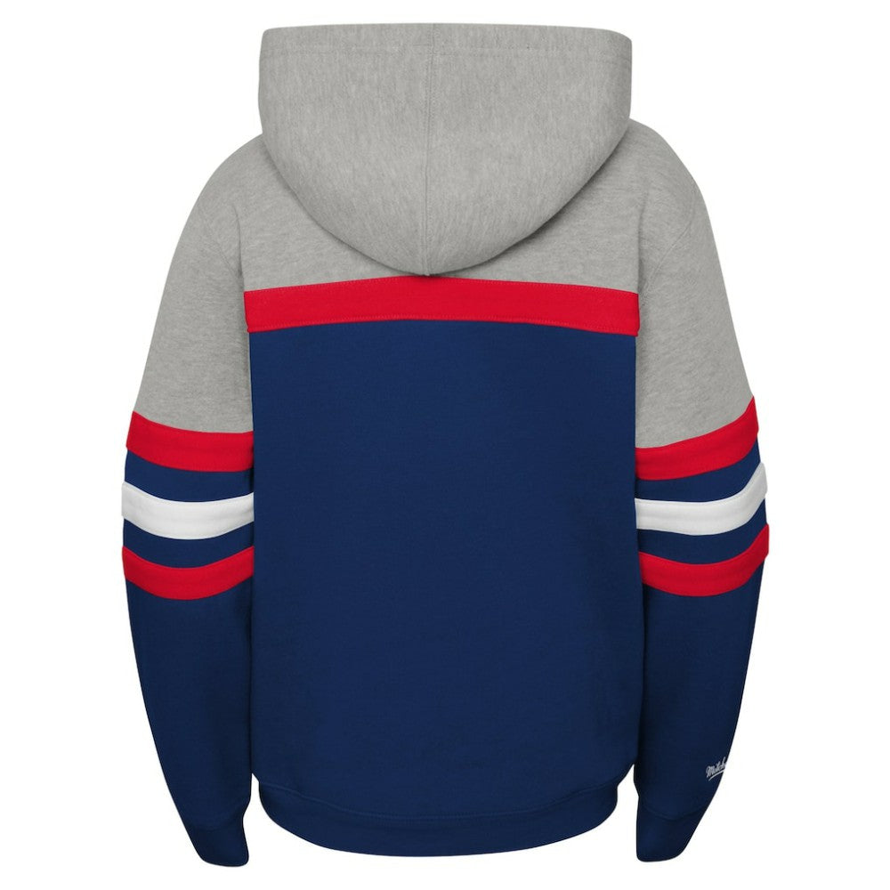 NHL Washington Capitals Mitchell & Ness Youth Head Coach Pullover Hoodie - Gray
