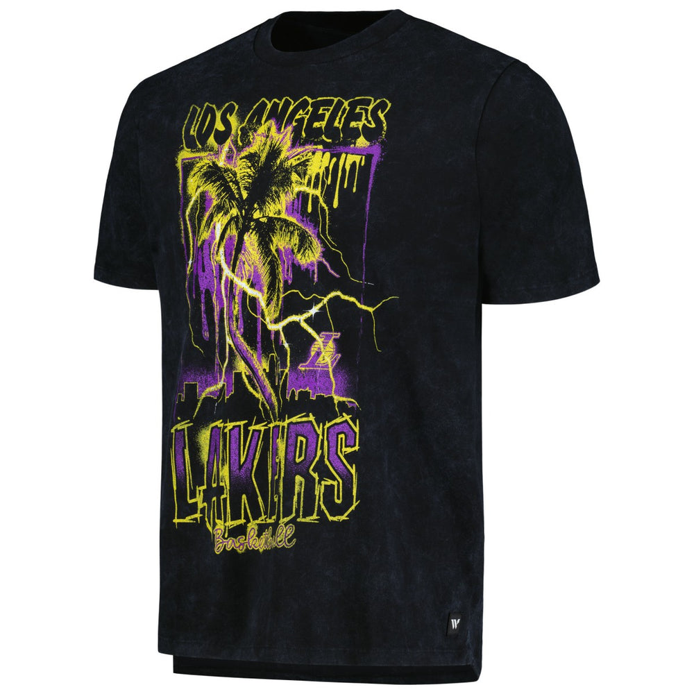 Los Angeles Lakers The Wild Collective Unisex Tour Band T-Shirt Black