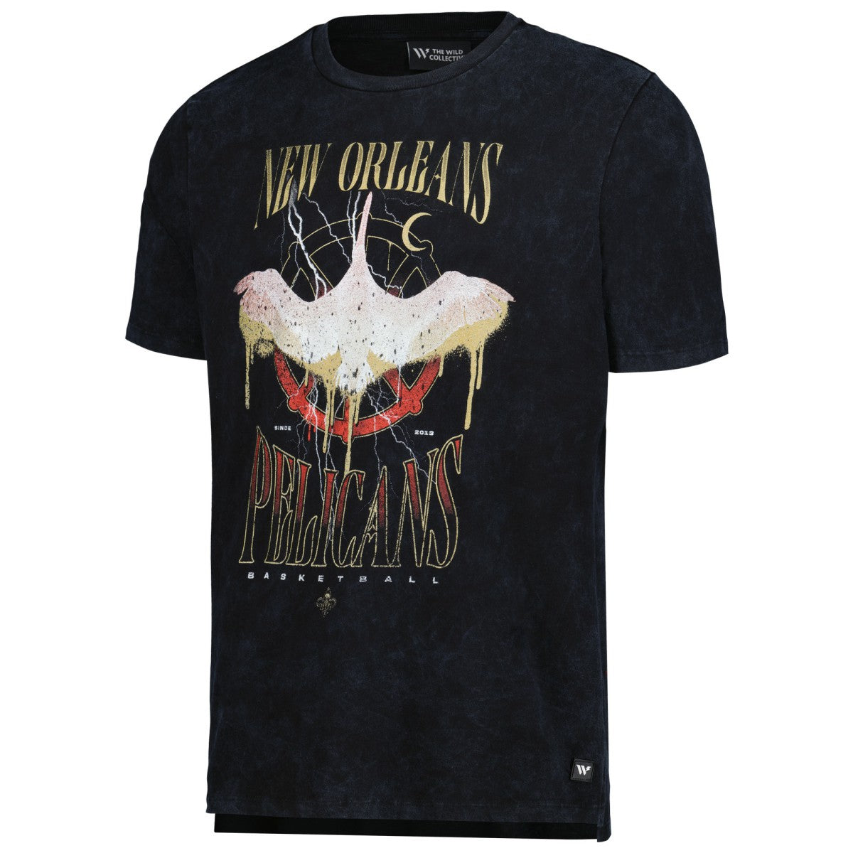 New Orleans Pelicans The Wild Collective Unisex Tour Band T-Shirt Black