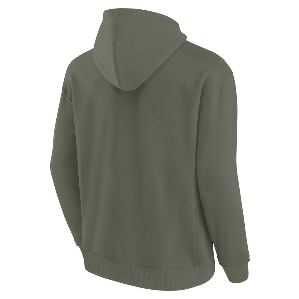 Las Vegas Raiders Unisex Elements Super Soft Fleece Pullover Hoodie Olive
