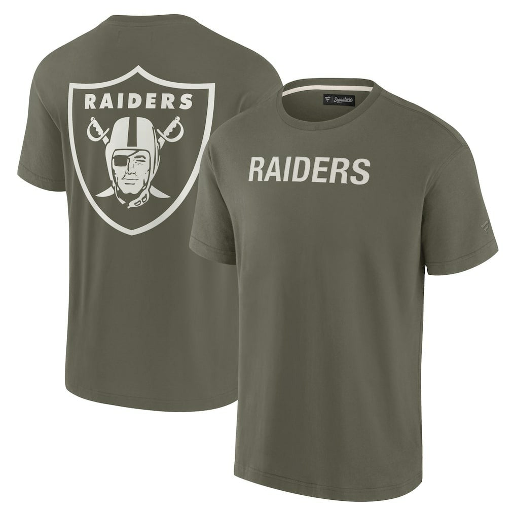 Las Vegas Raiders Unisex Elements Super Soft Short Sleeve T-Shirt Olive