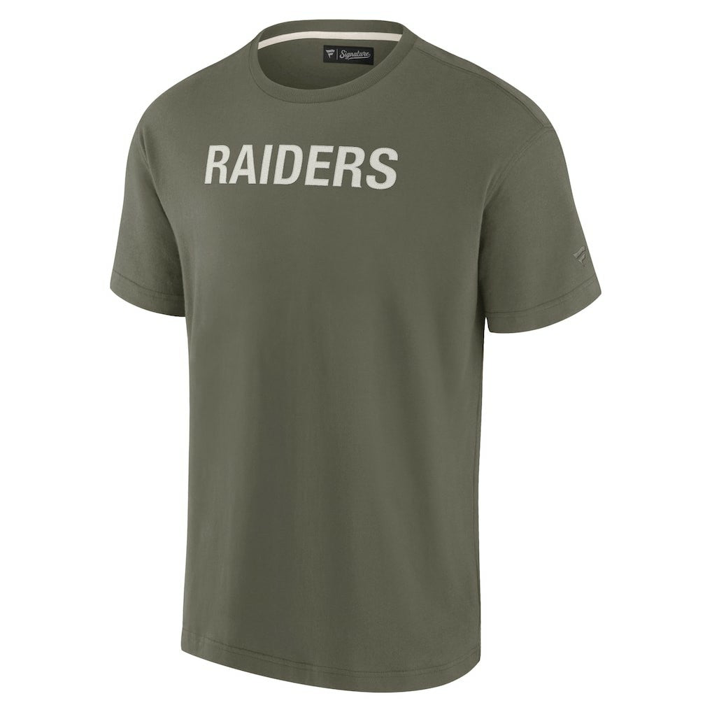 Las Vegas Raiders Unisex Elements Super Soft Short Sleeve T-Shirt Olive
