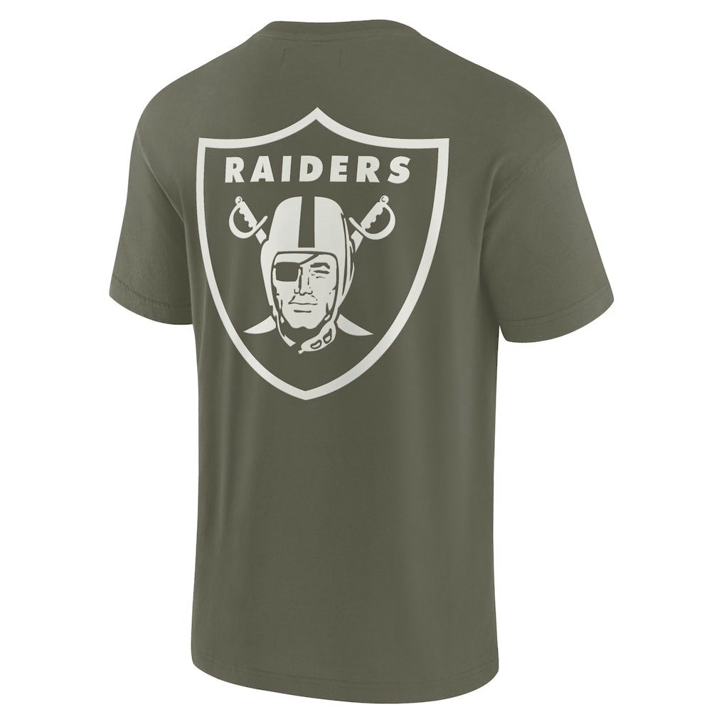 Las Vegas Raiders Unisex Elements Super Soft Short Sleeve T-Shirt Olive