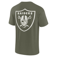 Las Vegas Raiders Unisex Elements Super Soft Short Sleeve T-Shirt Olive