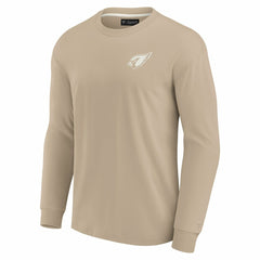 Arizona Cardinals Unisex Elements Super Soft Long Sleeve T-Shirt Khaki