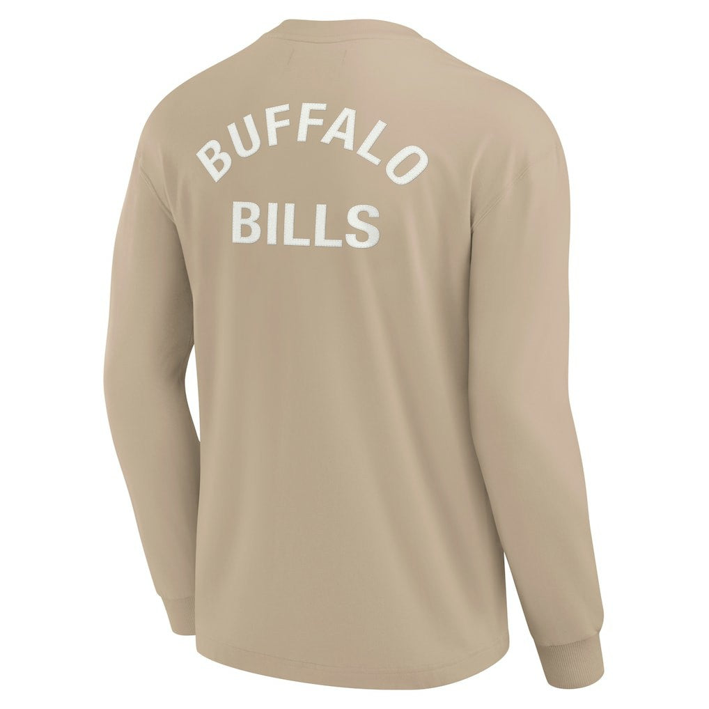 Buffalo Bills Unisex Elements Super Soft Long Sleeve T-Shirt Khaki