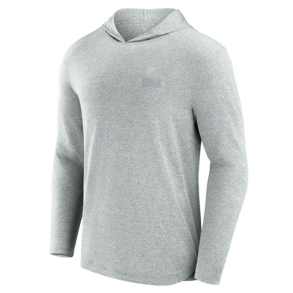 Cleveland Browns Front Office Tech Lightweight Hoodie T-Shirt Gray