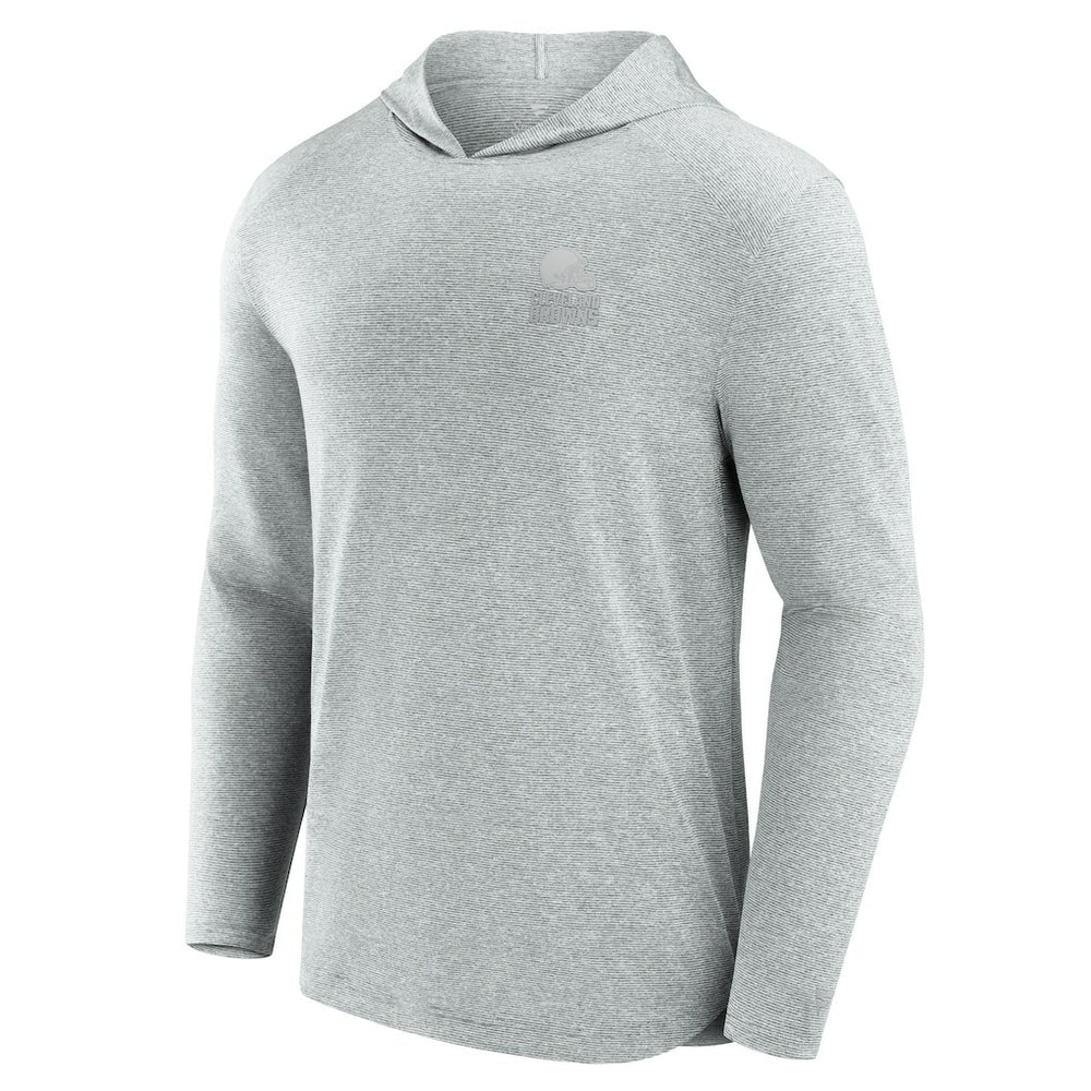 Cleveland Browns Front Office Tech Lightweight Hoodie T-Shirt Gray
