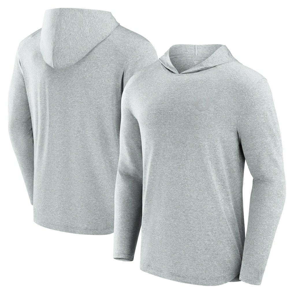 Indianapolis Colts Front Office Tech Lightweight Hoodie T-Shirt Gray