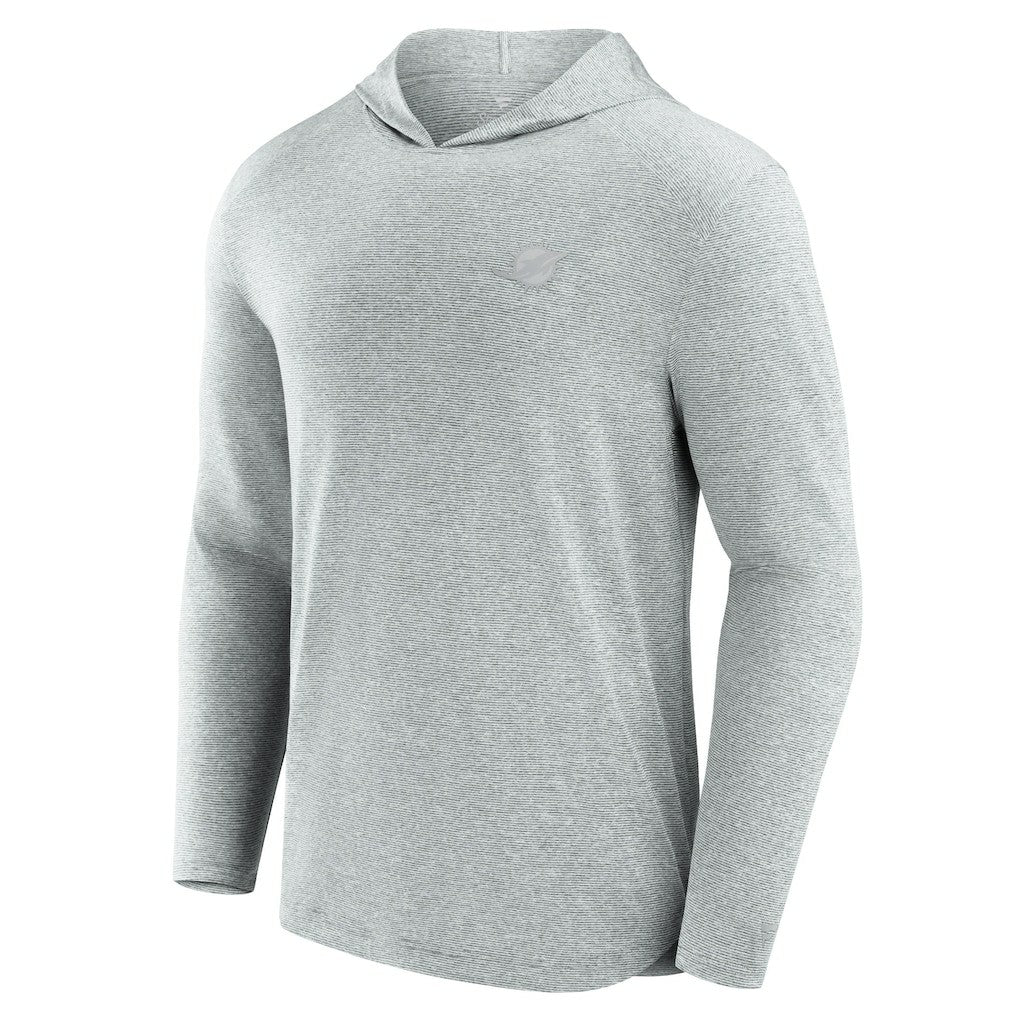 Miami Dolphins Front Office Tech Lightweight Hoodie T-Shirt Gray
