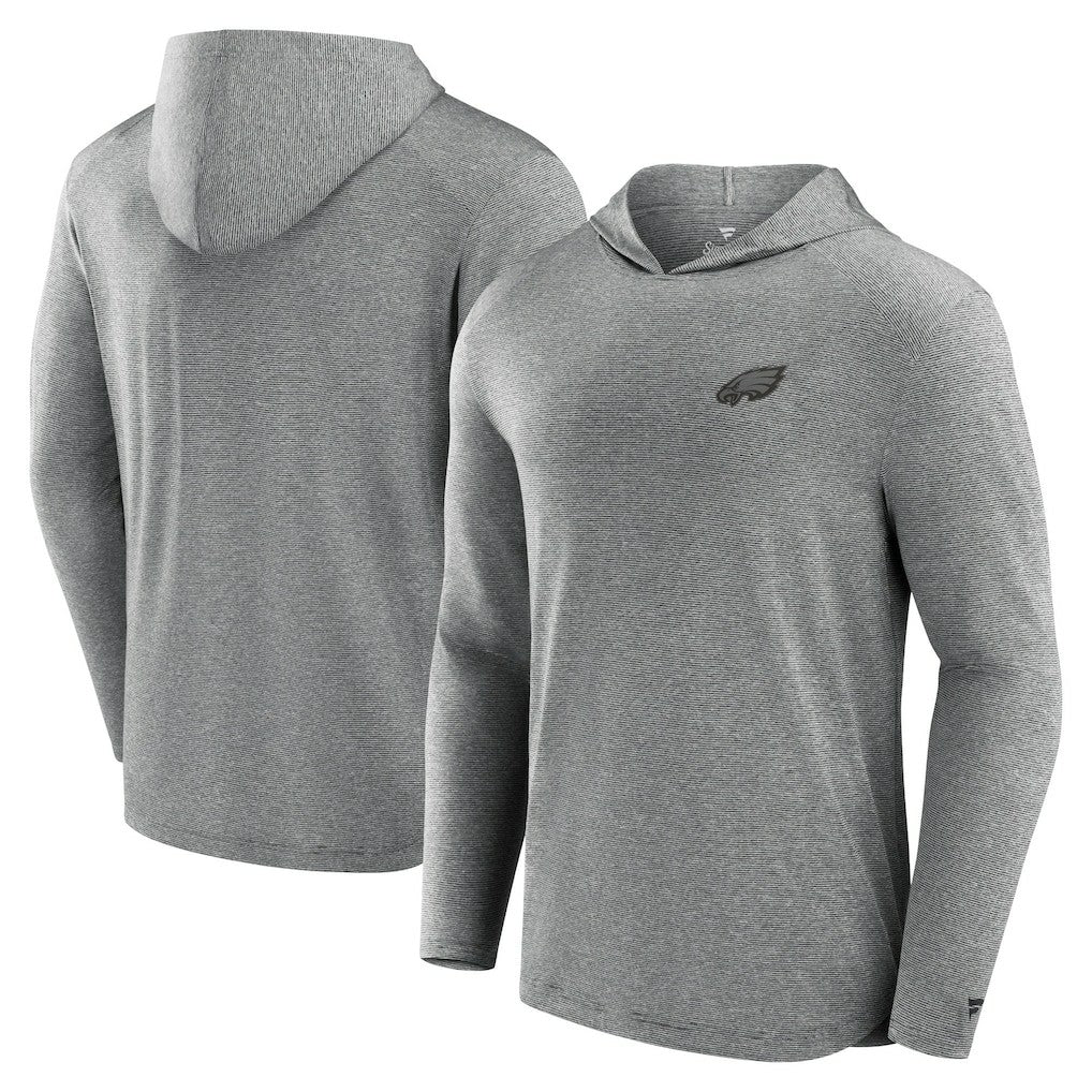 Philadelphia Eagles Front Office Tech Lightweight Hoodie T-Shirt Black