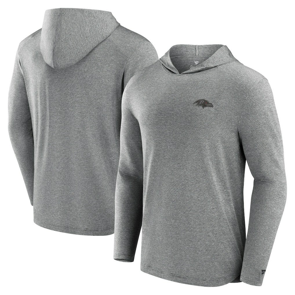 Baltimore Ravens Front Office Tech Lightweight Hoodie T-Shirt Black