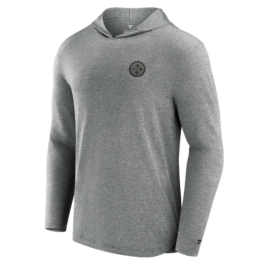 Pittsburgh Steelers Front Office Tech Lightweight Hoodie T-Shirt Black