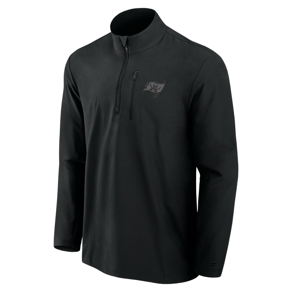 Tampa Bay Buccaneers Front Office Micro Tonal Quarter-Zip Pullover Black
