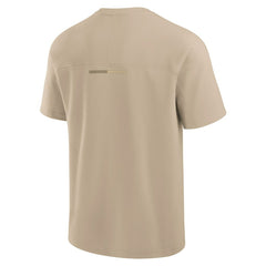 Cincinnati Bengals Unisex Elements Heavyweight Tri-Blend T-Shirt Khaki