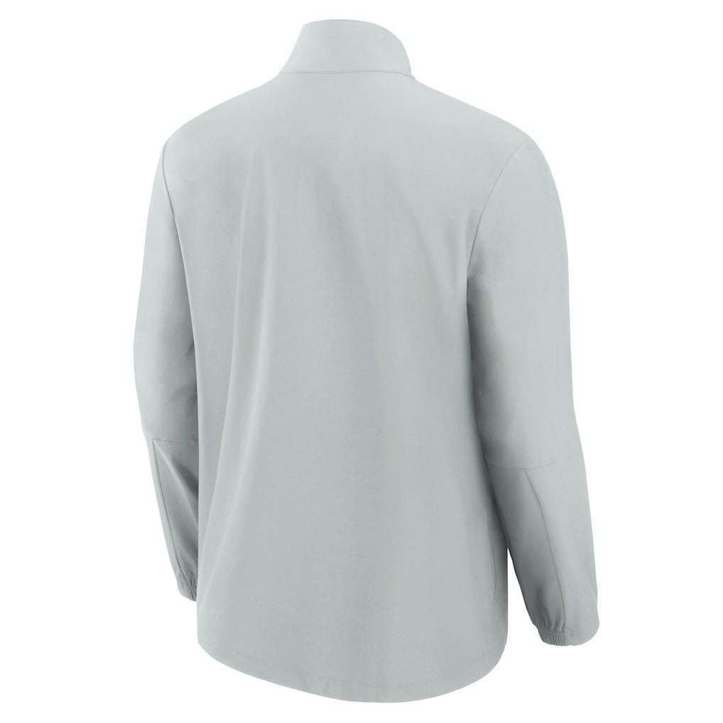 Los Angeles Rams Front Office Micro Tonal Quarter-Zip Pullover Gray