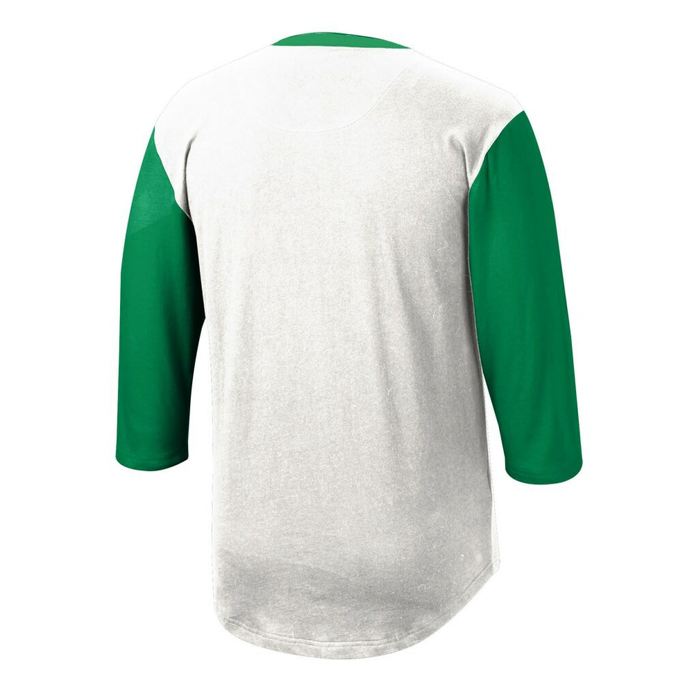 New York Jets Legacy Slub Henley 3/4 Sleeve T-Shirt White