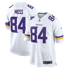 Randy Moss Minnesota Vikings Retired Player Game Jersey White