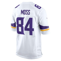 Randy Moss Minnesota Vikings Retired Player Game Jersey White