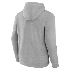 Brooklyn Nets Primary Logo Pullover Hoodie Heather Gray