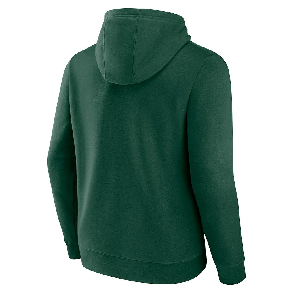 Milwaukee Bucks Primary Logo Pullover Hoodie Hunter Green