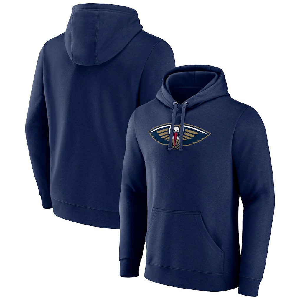 New Orleans Pelicans Primary Logo Pullover Hoodie Navy