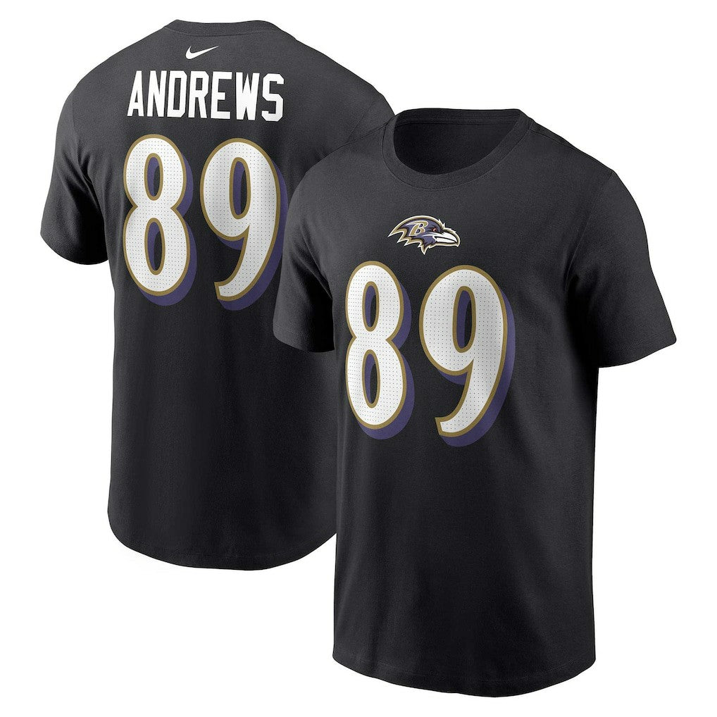 Mark Andrews Baltimore Ravens Player Name & Number T-Shirt Black