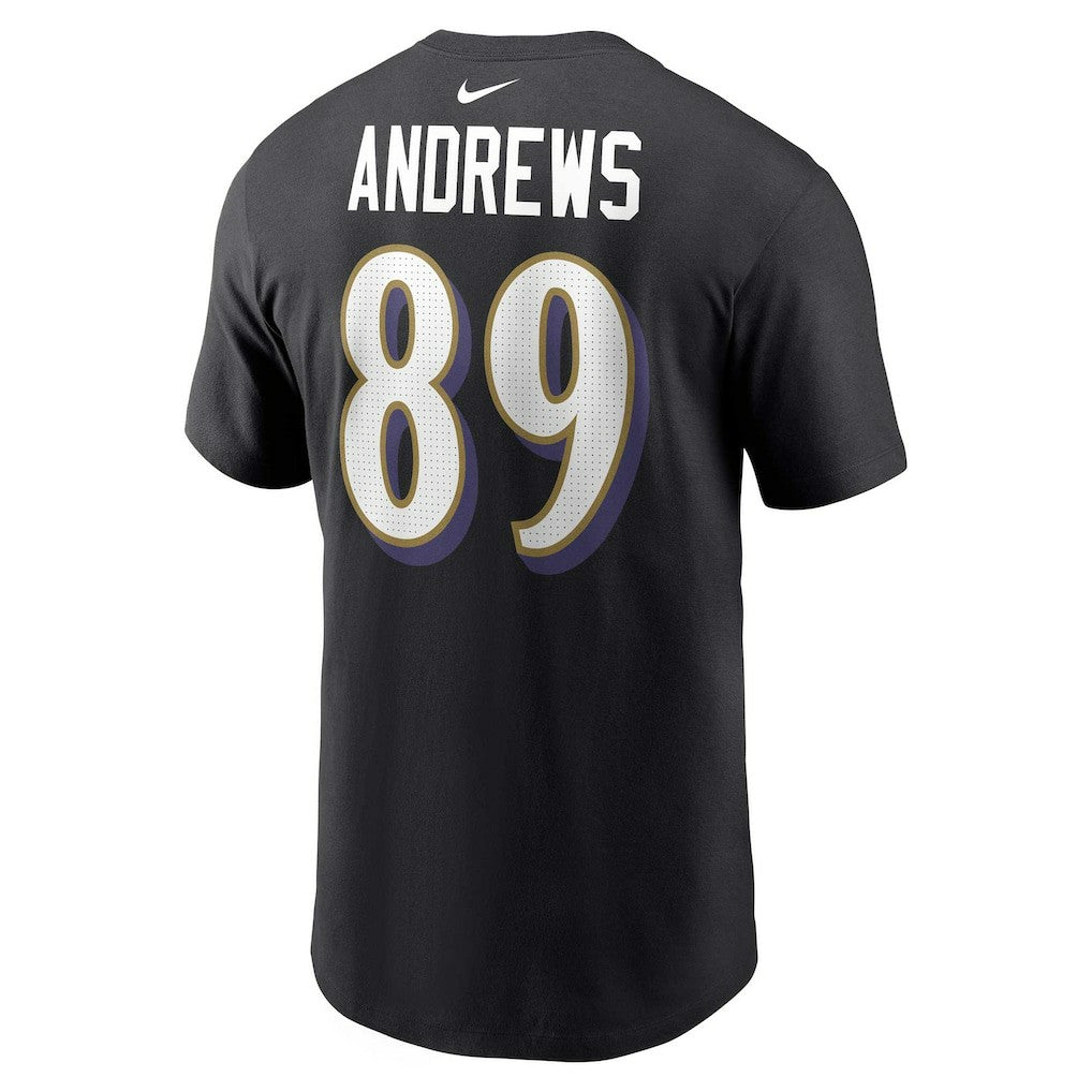 Mark Andrews Baltimore Ravens Player Name & Number T-Shirt Black